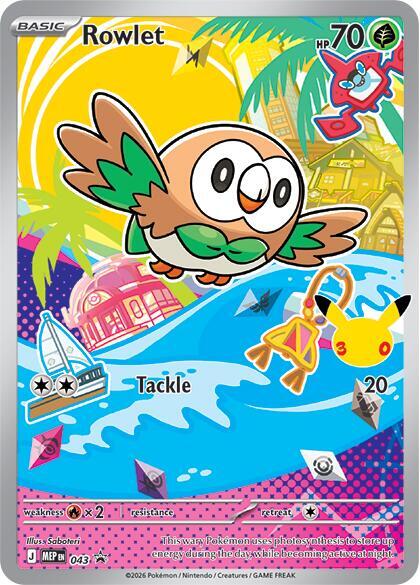 Rowlet 043 (First Partner Collection 2026)  - Holofoil | Good Games North