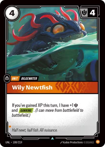 Wily Newtfish 108/219 (Unleashed)  | Good Games North