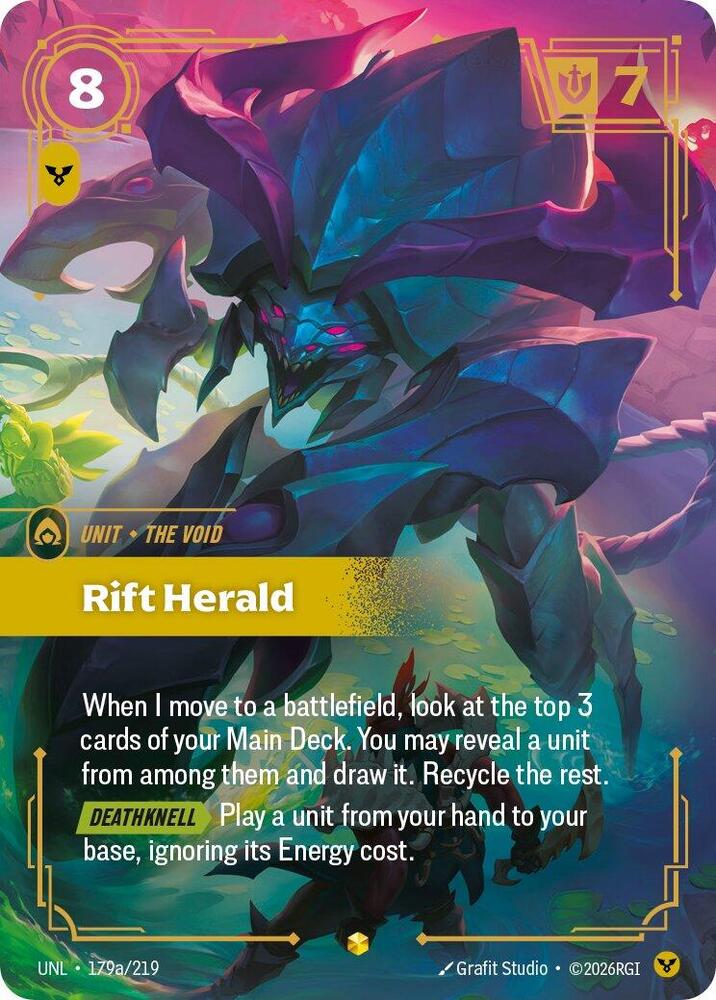 Rift Herald 179a/219 (Unleashed)  - Foil | Good Games North