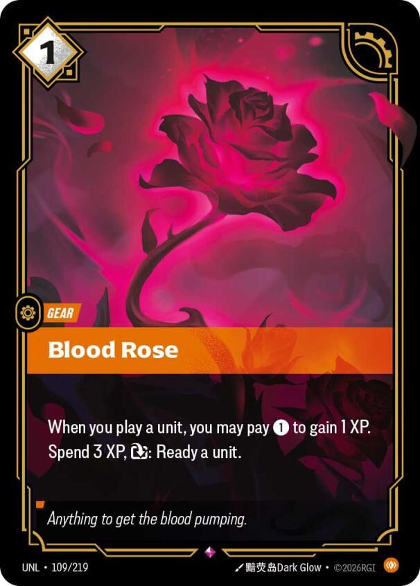 Blood Rose 109/219 (Unleashed)  - Foil | Good Games North