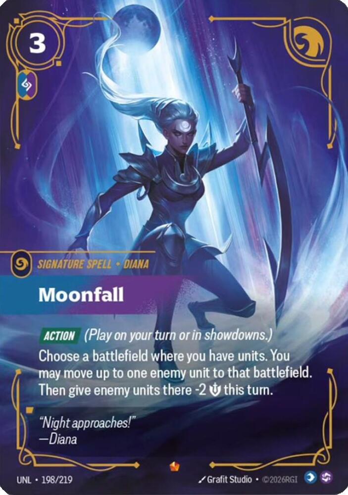 Moonfall 198/219 (Unleashed)  - Foil | Good Games North