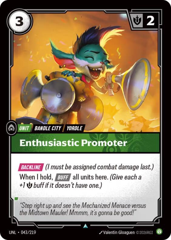 Enthusiastic Promoter 043/219 (Unleashed)  | Good Games North