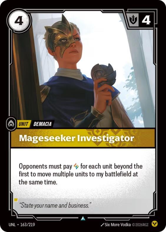 Mageseeker Investigator 163/219 (Unleashed)  | Good Games North