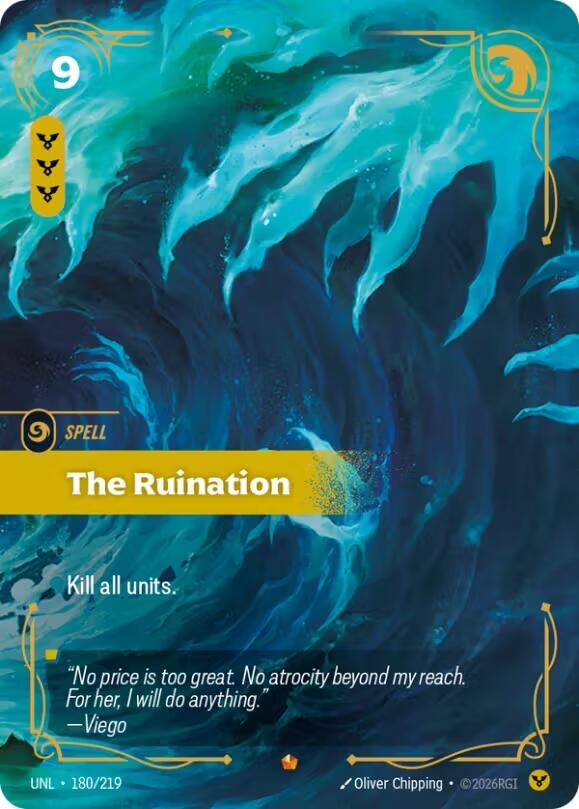 The Ruination 180/219 (Unleashed)  - Foil | Good Games North