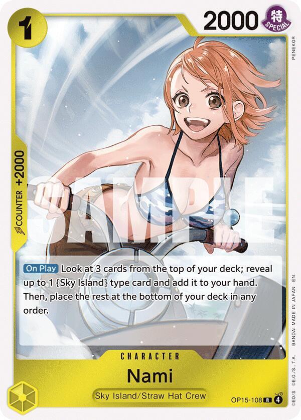 Nami OP15-108 (Adventure on Kami's Island)  - Foil | Good Games North