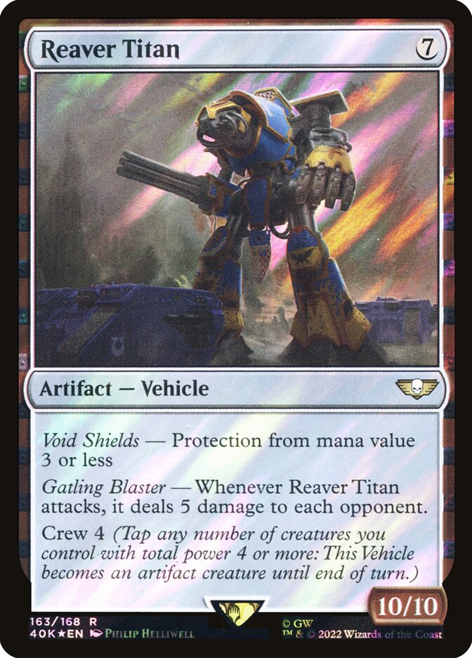 Reaver Titan  163★/617 (Universes Beyond: Warhammer 40,000)  - Surge Foil | Good Games North