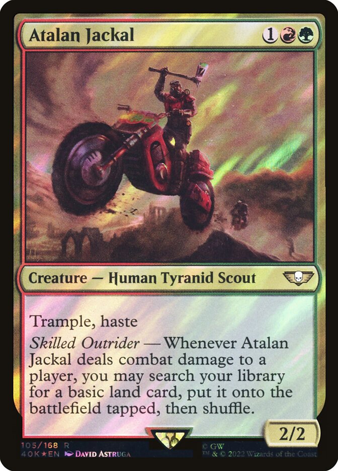 Atalan Jackal  105★/617 (Universes Beyond: Warhammer 40,000)  - Surge Foil | Good Games North