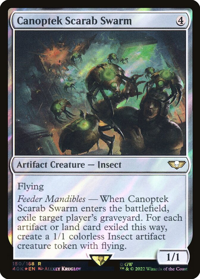 Canoptek Scarab Swarm  150★/617 (Universes Beyond: Warhammer 40,000)  - Surge Foil | Good Games North
