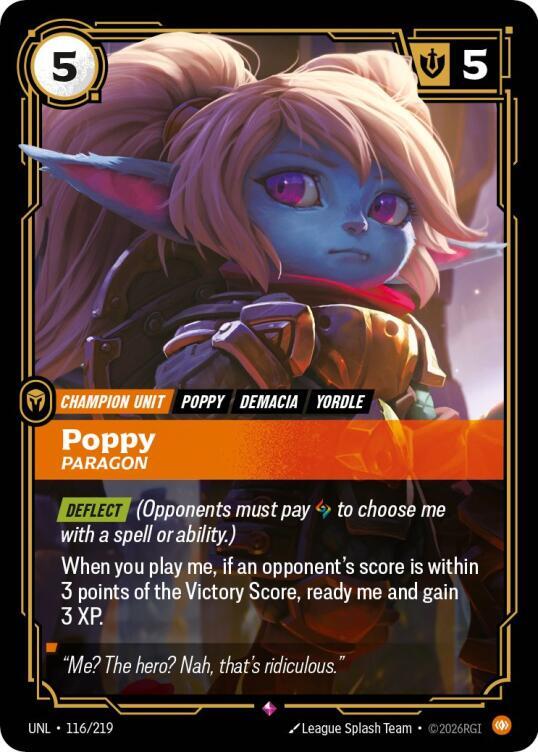 Poppy - Paragon 116/219 (Unleashed)  - Foil | Good Games North