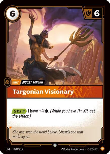 Targonian Visionary 98/219 (Unleashed)  - Foil | Good Games North