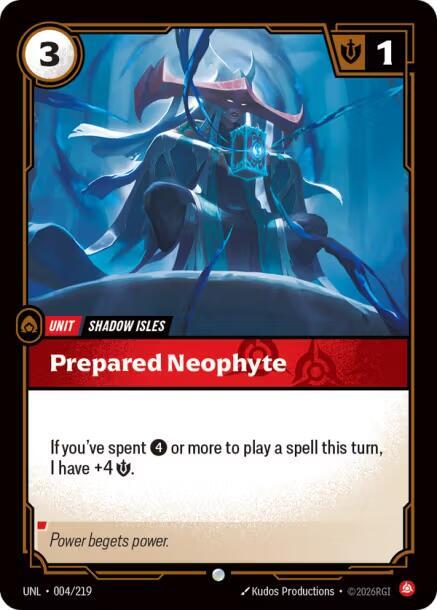 Prepared Neophyte 4/219 (Unleashed)  - Foil | Good Games North