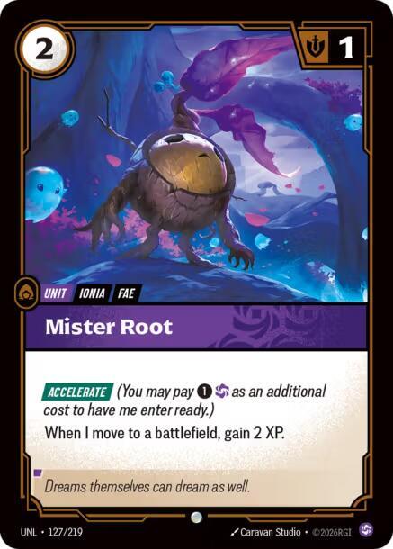 Mister Root 127/219 (Unleashed)  | Good Games North