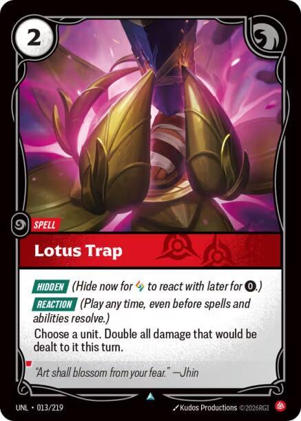 Lotus Trap 013/219 (Unleashed)  - Foil | Good Games North