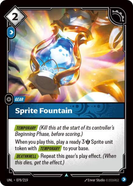 Sprite Fountain 078/219 (Unleashed)  | Good Games North