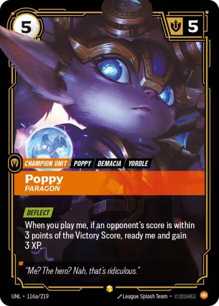 Poppy - Paragon 116a/219 (Unleashed)  - Foil | Good Games North