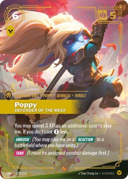 Poppy - Defender of the Meek 178/219 (Unleashed)  - Foil | Good Games North