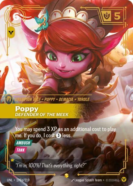 Poppy - Defender of the Meek 178a/219 (Unleashed)  - Foil | Good Games North