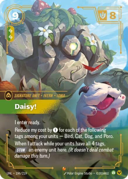 Daisy 196/219 (Unleashed)  - Foil | Good Games North