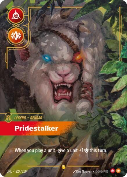 Rengar - Pridestalker 227/219 (Unleashed)  - Foil | Good Games North