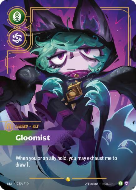 Vex - Gloomist 232/219 (Unleashed)  - Foil | Good Games North