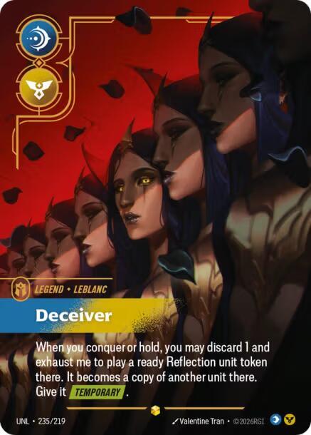 LeBlanc - Deceiver 235/219 (Unleashed)  - Foil | Good Games North