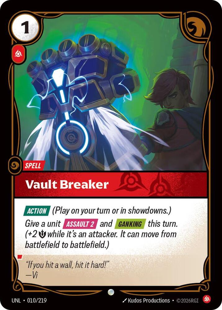 Vault Breaker 010/219 (Unleashed)  - Foil | Good Games North