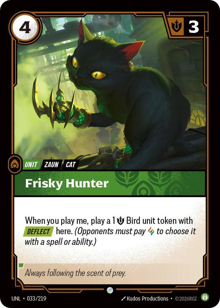 Frisky Hunter 33/219 (Unleashed)  - Foil | Good Games North