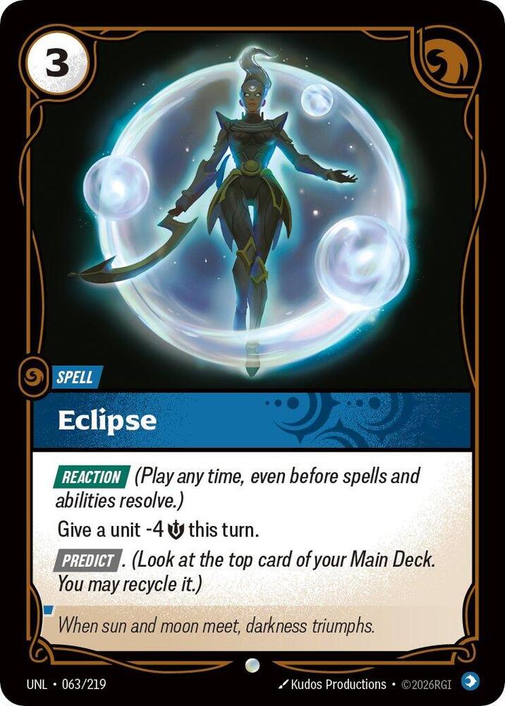 Eclipse 063/219 (Unleashed)  | Good Games North
