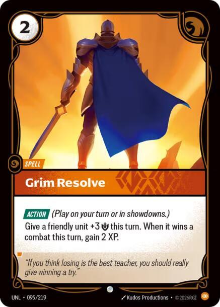 Grim Resolve 095/219 (Unleashed)  | Good Games North