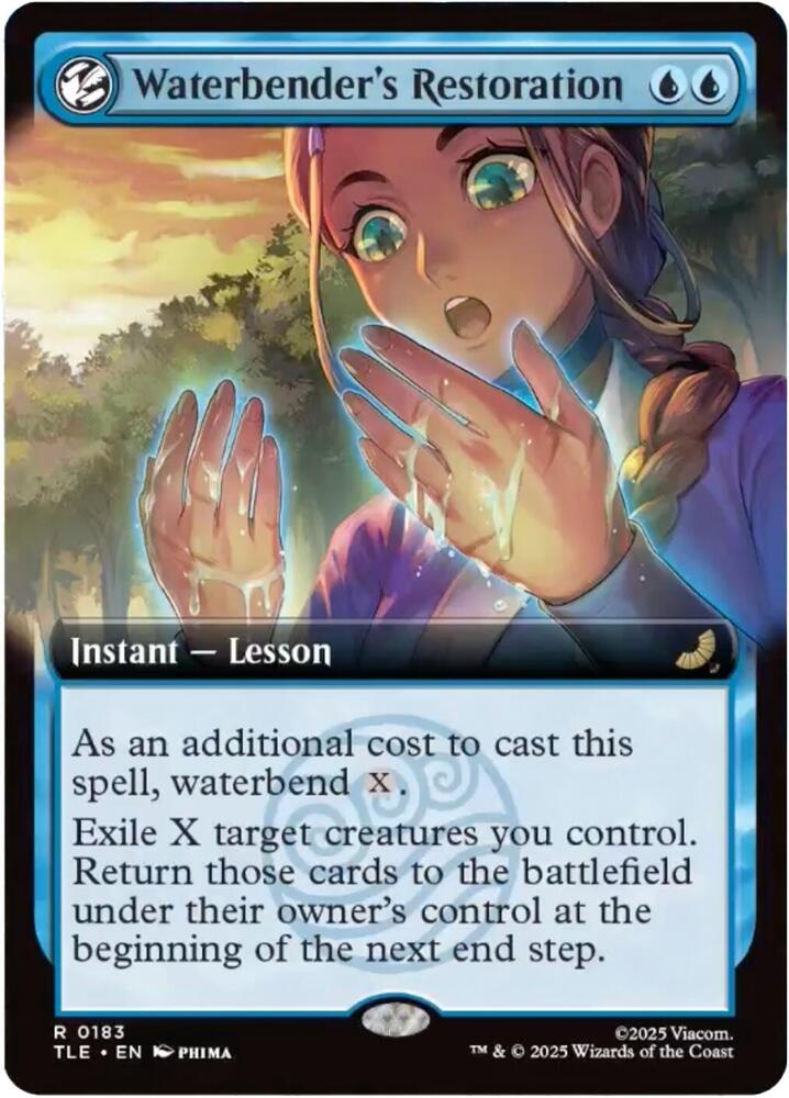 Waterbenders Restoration Extended Art (Dupe) 183 (Avatar: The Last Airbender: Eternal-Legal)  - Foil | Good Games North