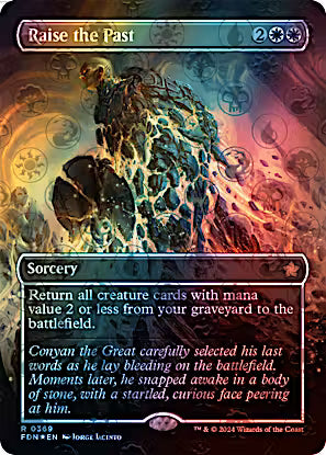Raise the Past 369/291 (Foundations)  - Borderless Mana Foil | Good Games North