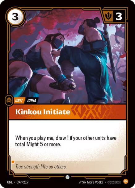 Kinkou Initiate 97/219 (Unleashed)  - Foil | Good Games North