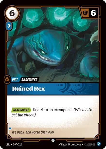 Ruined Rex 067/219 (Unleashed)  | Good Games North