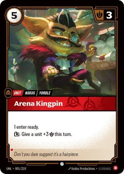 Arena Kingpin 001/219 (Unleashed)  | Good Games North