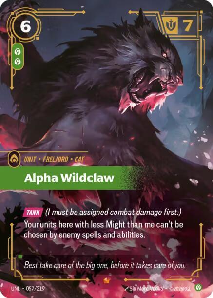Alpha Wildclaw 057/219 (Unleashed)  - Foil | Good Games North