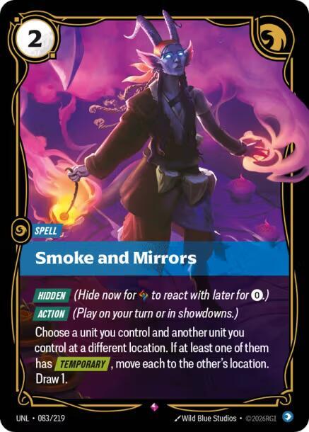 Smoke and Mirrors 083/219 (Unleashed)  - Foil | Good Games North