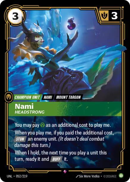 Nami - Headstrong 052/219 (Unleashed)  - Foil | Good Games North