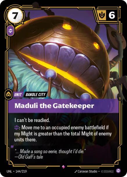 Maduli the Gatekeeper 144/219 (Unleashed)  - Foil | Good Games North