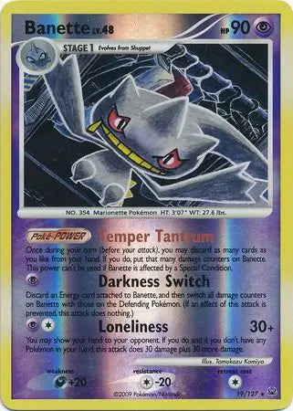 Banette 19/127 (Platinum)  - Reverse Holofoil | Good Games North