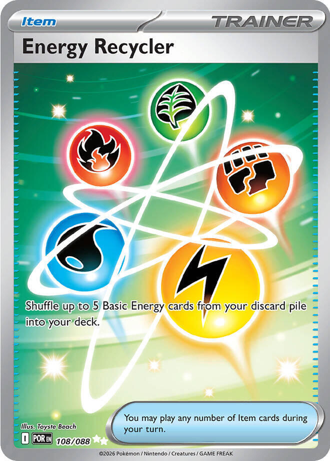 Energy Recycler 108/088 (ME03: Perfect Order)  - Holofoil | Good Games North