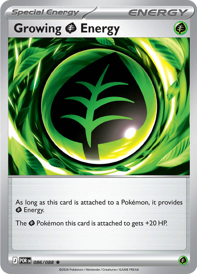 Growing Grass Energy 086/088 (ME03: Perfect Order)  - Holofoil | Good Games North