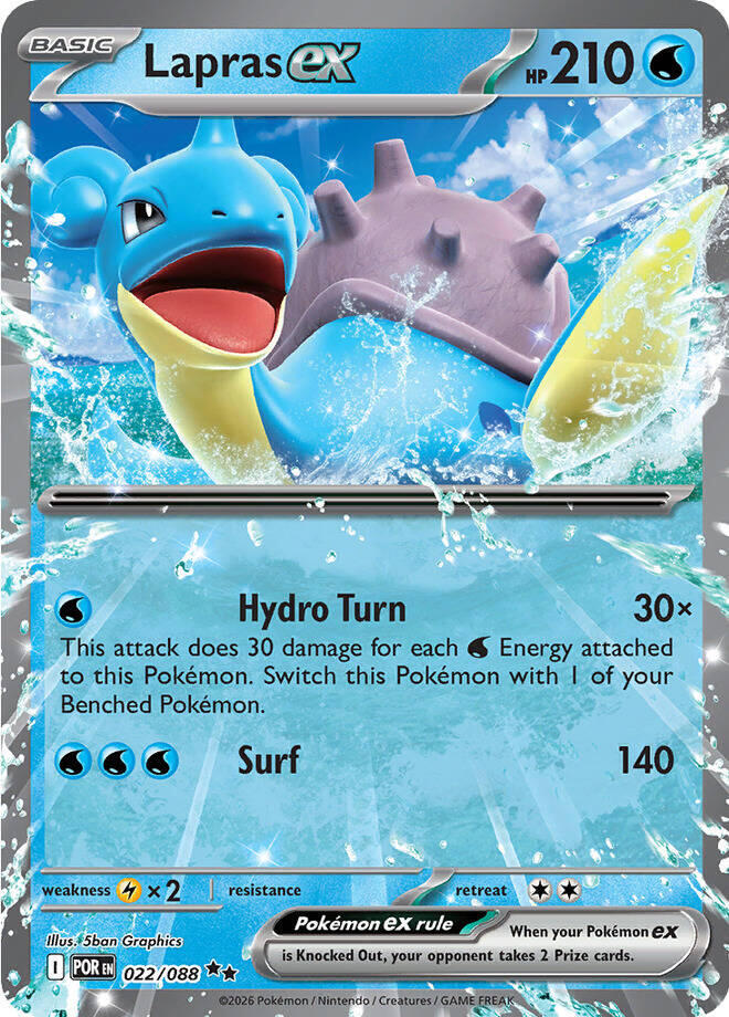 Lapras ex 022/088 (ME03: Perfect Order)  - Holofoil | Good Games North