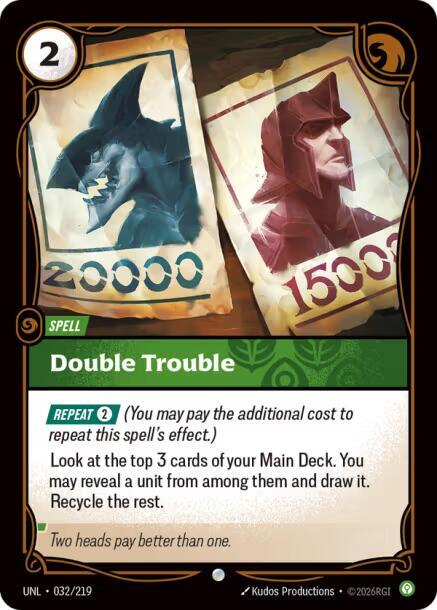 Double Trouble 32/219 (Unleashed)  - Foil | Good Games North