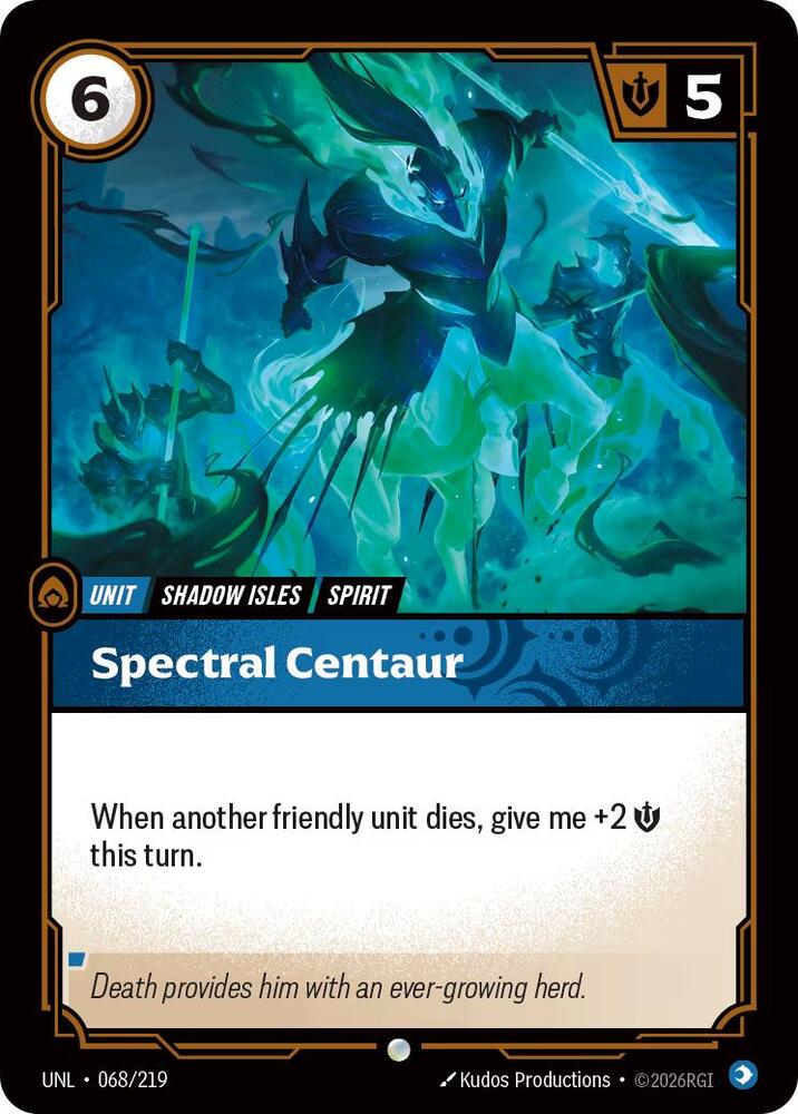Spectral Centaur 068/219 (Unleashed)  | Good Games North
