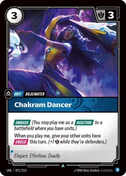 Chakram Dancer 071/219 (Unleashed)  - Foil | Good Games North
