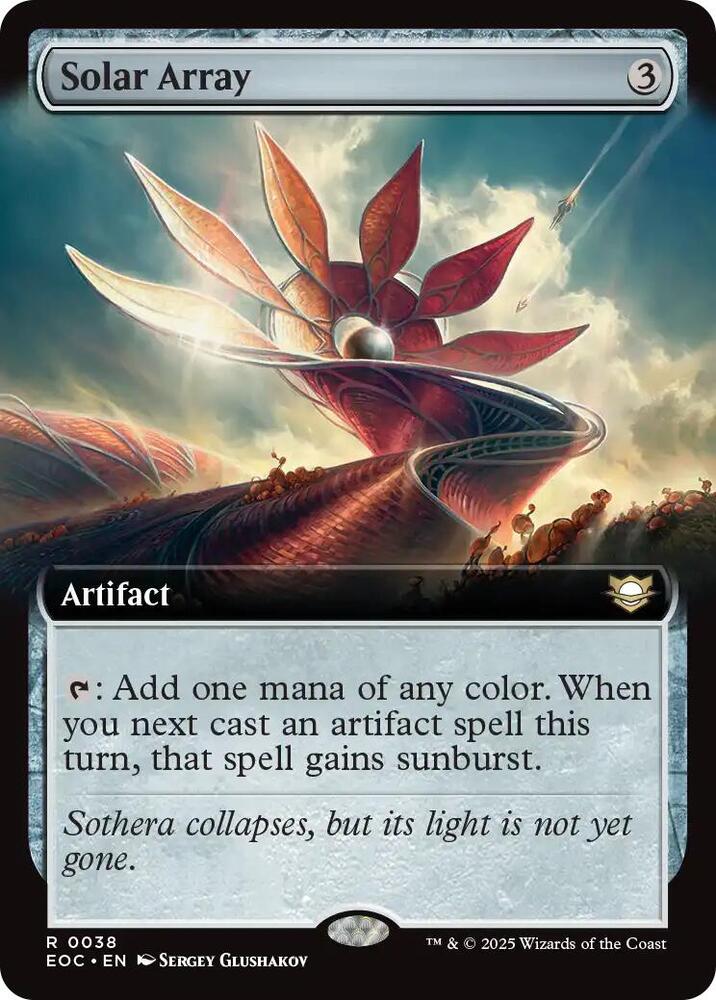 Solar Array Extended Art (Dupe) 38 (Commander: Edge of Eternities)  | Good Games North