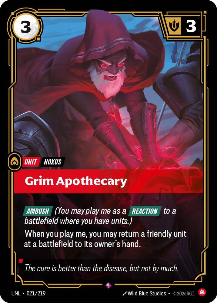 Grim Apothecary 021/219 (Unleashed)  - Foil | Good Games North