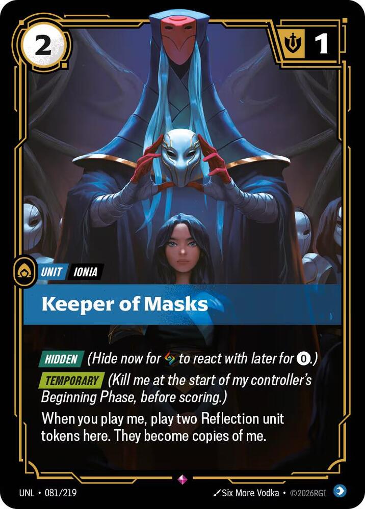 Keeper of Masks (DUPE) 081/219 (Unleashed)  - Foil | Good Games North
