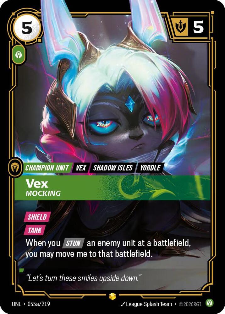 Vex - Mocking 055a/219 (Unleashed)  - Foil | Good Games North