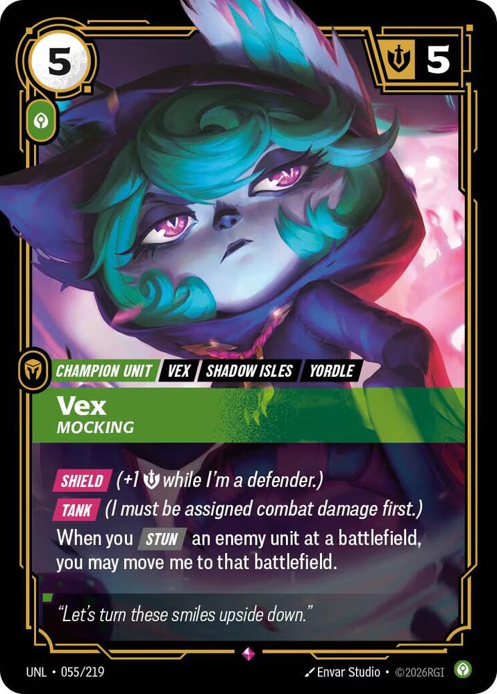 Vex - Mocking 055/219 (Unleashed)  - Foil | Good Games North